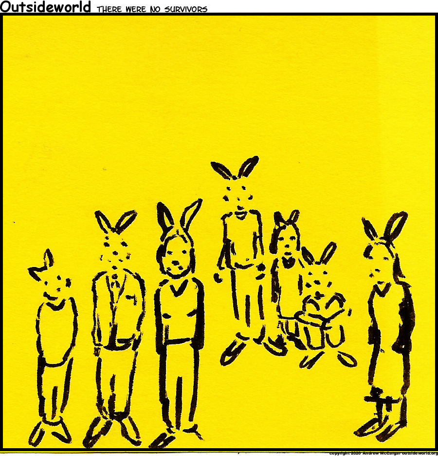 7 rabbits and no caption