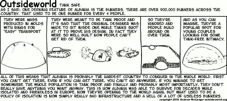 Bet you wish you'd had a bunker when youwere a teenager.