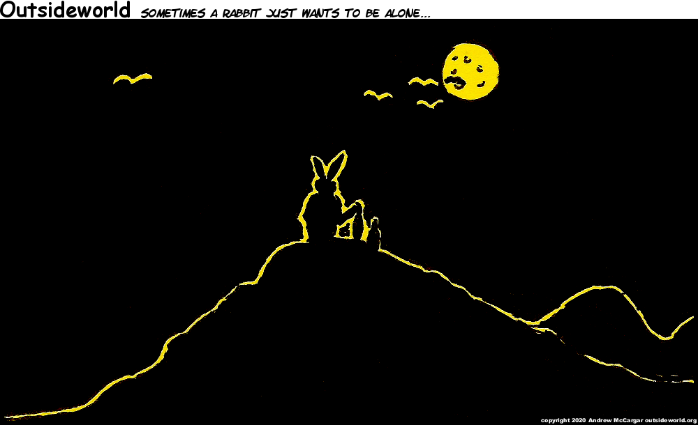 A rabbit, beer, the moon. Do I need to spell it out for you?